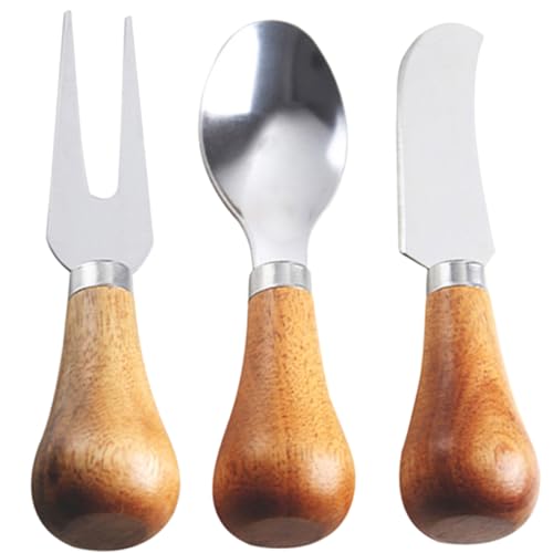 STOBAZA Cheese Knife Set Cheese Spreader Set Kitchen Butter Tool Easy to Maintain