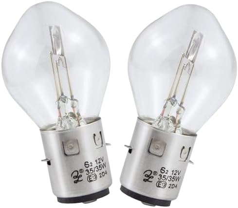 HEADLIGHT BULB (BLUE) FOR 50cc OR 150cc GY6 SCOOTER MOPED 12V 35W/35W (TYPE 2) - GY6 STORE