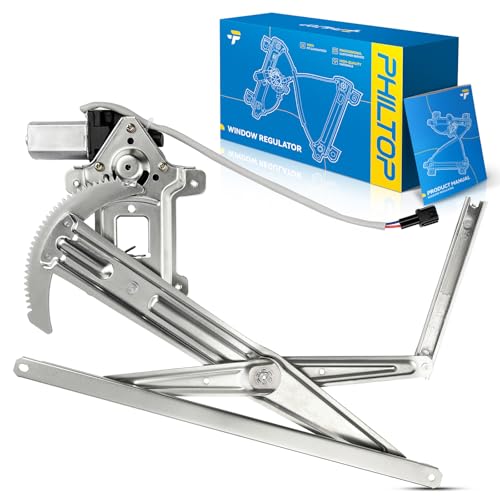 Image of PHILTOP Front Left Driver Side 741-014 Power Window Regulator w /Motor