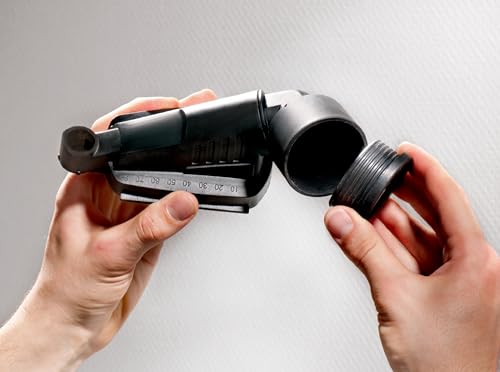 metabo Staubabsaugadapter DDE 14 - Sicheres und staubfreies Bohren, 2-Kammer-System, für Bohrer bis 14 mm, kompatibel mit Staubsaugern - Ideal für Wände und Decken