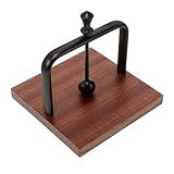 ELAYARD Servilletero de Madera Resistente para Escritorio Diseño Vertical, Dispensador de Servilletas para Cafeterías y Restaurantes, Color Negro, Adecuado para Uso Diario