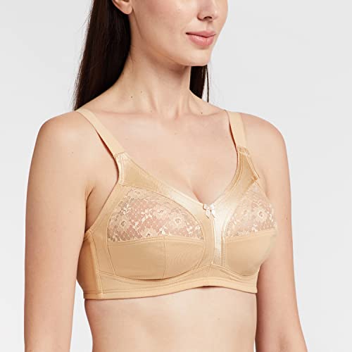 Image of Enamor Innovations Fabcool M-Frame Side Shaper Panel Women's Cotton Everyday Bra - Non Padded, Wirefree, Full Coverage - A014 (Available in Plus Sizes)