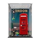 [Taille] La vitrine en acrylique est non seulement robuste et durable, mais offre également la meilleure protection et affichage pour vos modèles. Dimensions : 24 x 20 x 35 cm