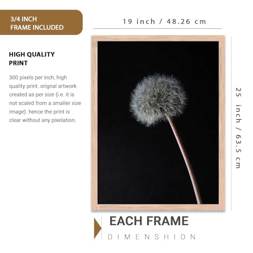 Image of HOTHOUSE Abstract Painting Home Decorative Abstract Wall Art poster With Frame For Living Room Bed Room Hotel Wall Decor Digital Reprint Set of 3 (19X25 inch)