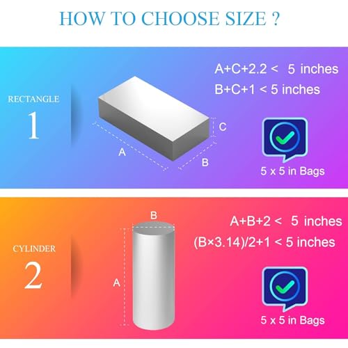 Image of Shrink Wrap Bags for Soap, 200 PCS 5x5 Clear PVC Bags | Heat Shrink Wrap Bags for Homemade Soap, Bath Bombs, Candles, Wax Melts, Jars and Small Gifts