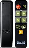 Big Button TV Remote Control for Seniors Eldly Dementia - Compatible with Major TV Brands, Simple and Easy Learn Remote Control