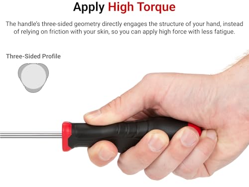 TEKTON High-Torque Screwdriver Set, 6-Piece (#1-#3, 3/16-5/16 in.) with Holder | DRV43503 | Made in USA - Image 2