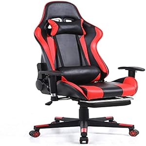 RedGaming Stoel,Verstelbare Esports Gamer Stoel,Volwassenen Racing Video Game Stoel,Grote Maat PU Lederen Hoge Rug Executive Office Stoel