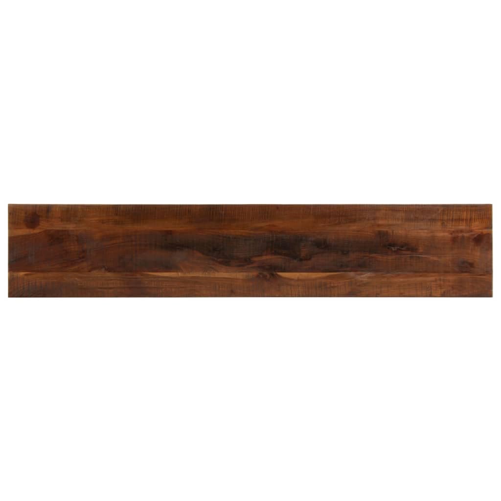 vidaXL Tischplatte, Holzplatte Rechteckig, Massivholzplatte für Tisch Esstisch Couchtisch, Ersatztischplatte, 180x40x2,5cm Altholz Massiv