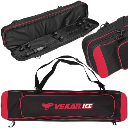 Vexan Ice Fishing Rod Case - Water-Resistant Ice Fishing Tackle Bag, Ice Rod Case - 36
