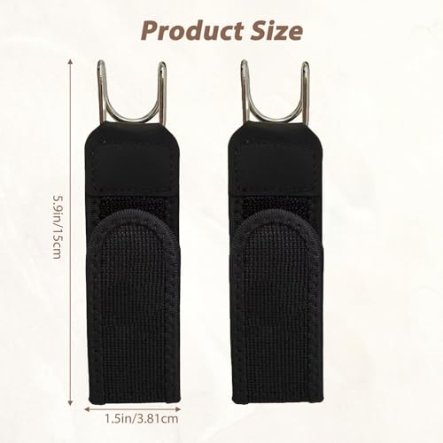 Image of figurine 2Pcs Buckle Less Belt for Men, Elastic Belt for Men, No Buckle Belt for Men, Adjustable Metal Hook Design, Secure Tool Retention for Outdoor Work, Professional Minimalist Accessories