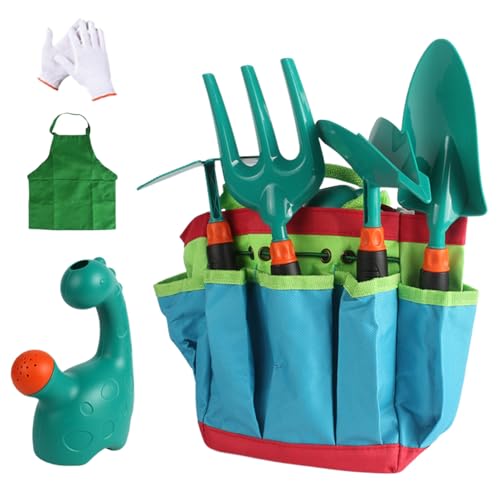 Herramientas De Jardinería para – Kit De Juguetes Ergonómicos Educativos, Herramientas Manuales De Jardín para | Juego De Riego para Excavación De Suelo, Trasplante De Macetas Y Jardineros - imagen 9