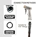 High Pressure Foam Gun Car Wash Sprayer + Washing Towel, Heavy Duty Metal Garden Hose Nozzle with 100cc/3.5oz Plastic Soap Dispenser Bottle, For Gardening, Watering Plants, Floor Cleaning