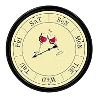 Presentastic Gifts for Grandma, Day of The Week Clock, Unique Retirement Gifts, Wall Clock for Seniors Grandparents Funny Living Room Decor