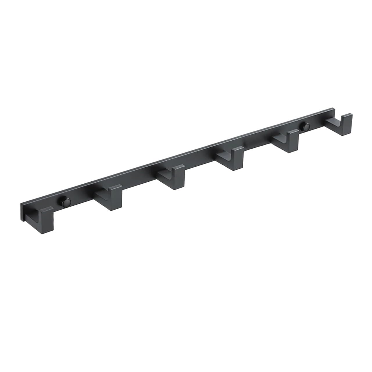 FGUJSUR Coat Hooks Household Wall Coat Rack Black Hooks