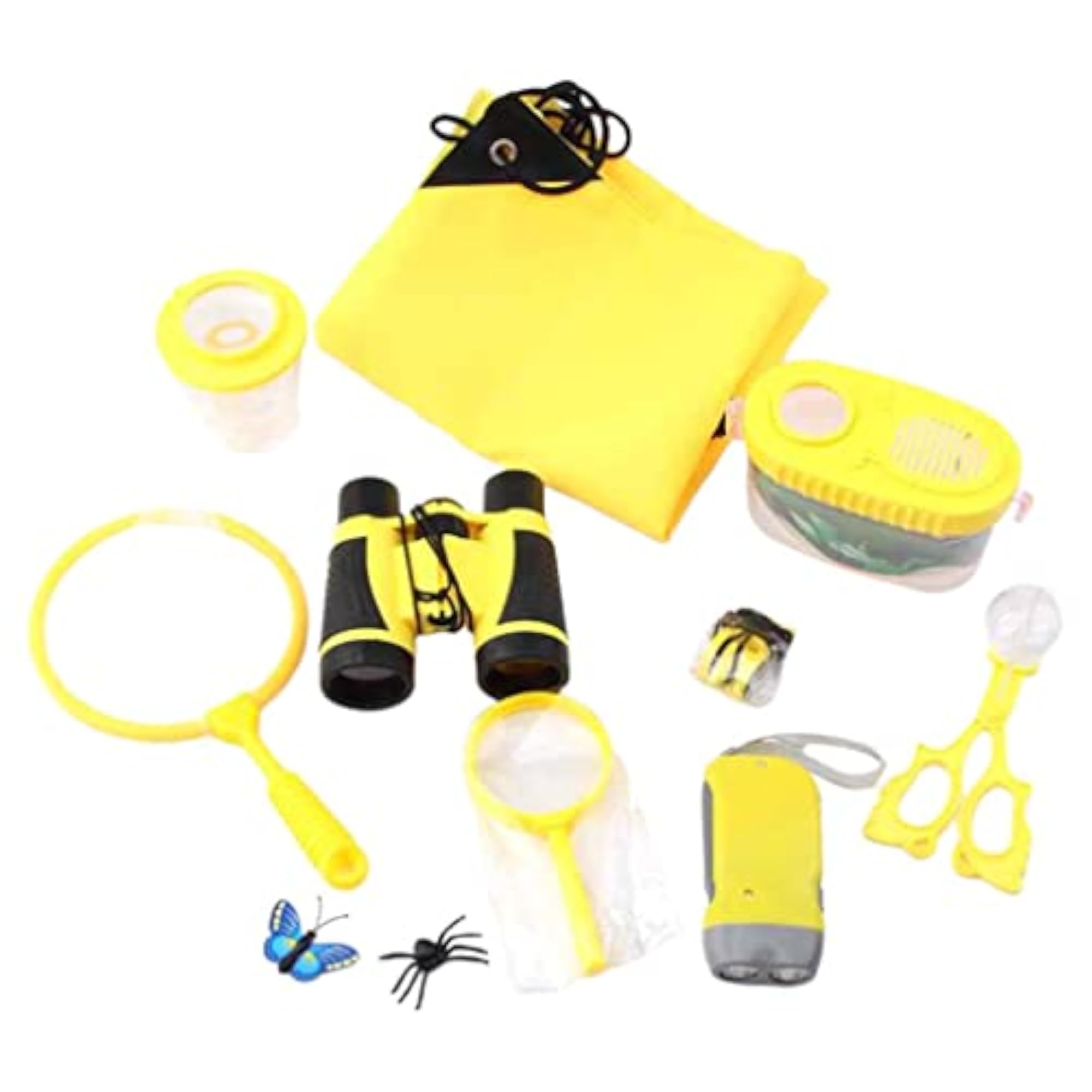 10-Piece Outdoor Explorer Kit with Drawstring Bag for Kids