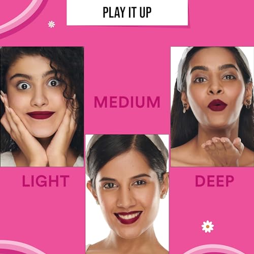 SUGAR POP Matte Lipcolour 09 Mulberry - 1.6 ml - Richly Pigmented | Super Matte | Lasts 8+ hours | Non-Drying - Image 5