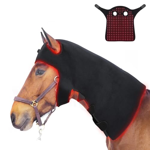 FSDLJSP Wearable Red Light Therapy for Horses Head