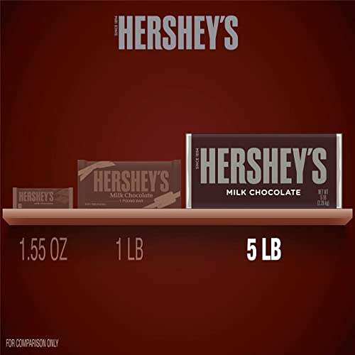 Hershey's Milk Chocolate Giant, Bulk Gluten Free Giant Candy Bar, 5 Lb #TOP5