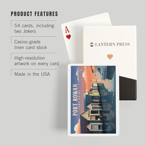 Baraja de 52 cartas tamaño póker Port Rowan miniatura 3