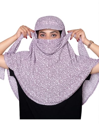 Image of Kavach Ready-to-wear Printed Fashionable full face covering comfortable soft Mask Scarf for pollution sun dust heat protection in summer