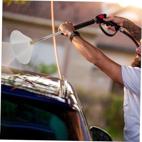 Protector contra salpicaduras de lavadora de autos hecho en plástico transparente duradero 8