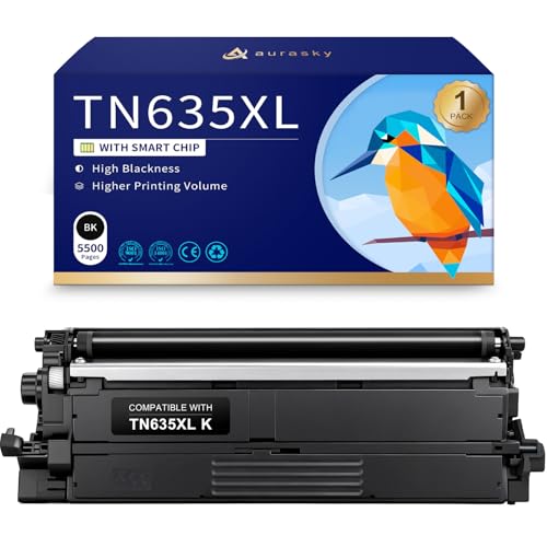 Image of High Yield TN635XL TN635 TN 635XL 635 XL Toner Cartridge Replacement for Brother HL-L8430CDW HL-L8430CDWT HL-L8570CDW MFC-L8730CDW MFC-L8930CDW MFC-L8970CDW MFC-EX575 Printers, 5500 Pages (1 Black)