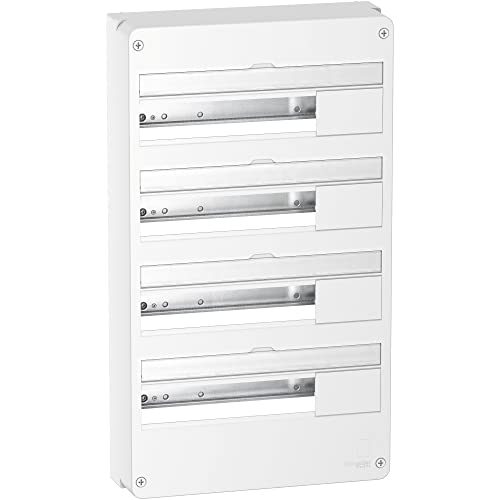 Schneider Electric - Resi9 - Coffret en saillie Blanc (RAL 9003)- 4 rangées de 18 modules - R9H18404