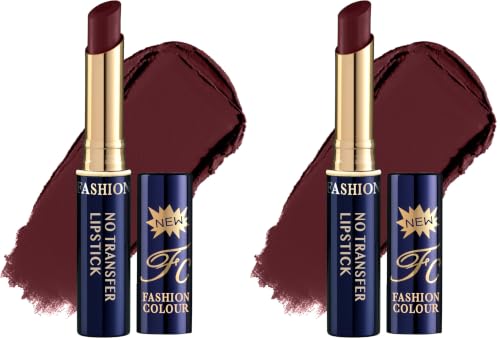 Image of Fashion Colour Lip Super Stay | Non Transferable Lipstick Waterproof | Lipsticks For Women Waterproof | 12-Hour Stay | Matte Finish | Long-Lasting | Highly Pigmented | Bold Colours (Terra Copper, 2.6)