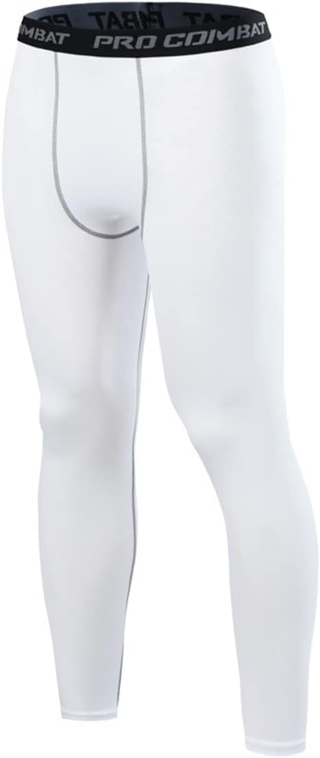 SmatstyleMen's Running Compression Trousers, Sport, Fitness, Quick Drying Long Leggings, Base Layer