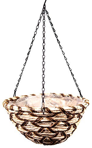 SuperMoss Snowbird Wood Woven Round Basket #TOP29