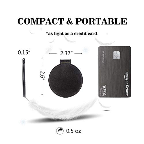 Compact Mirror Bulk Round Makeup Mirror For Purse, Set Of 3, 2.6" L X 2.37" W (Red) #TOP1