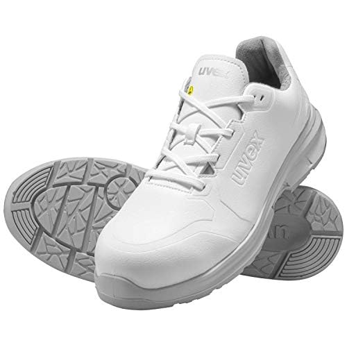 ACE Constructor Männer-Arbeitsschuhe - sportliche Sicherheitsschuhe für die Arbeit - S3 SRC - 43 6 Uvex 1 Sport Hygiene Sicherheitsschuhe für die Arbeit - S3 SRC ESD - Weiß - 43