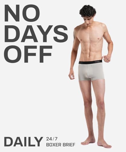 Image of TEGO Daily 247 Boxer Brief for Men - Bamboo Modal Underwear for All-Day Comfort, Breathable & Moisture-Wicking