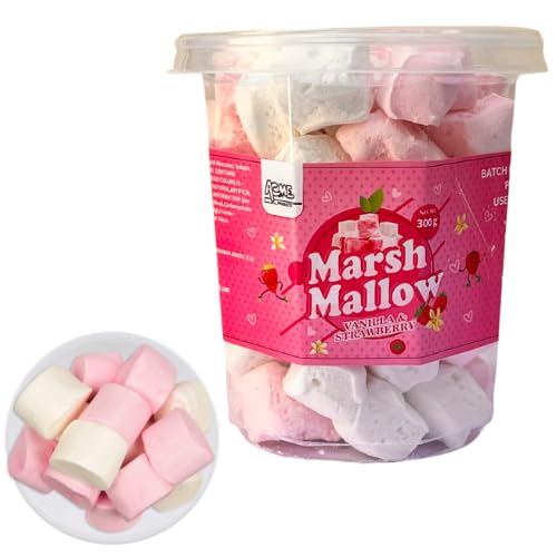 Acme Products Marshmallows (300gms) - Vanilla & Strawberry | Soft & fluffy | Shipped Fresh Directly From Factory | Jar Pack | Delicious Mallows (B089LQF3ZQ) Amazon Price History, Amazon Price Tracker
