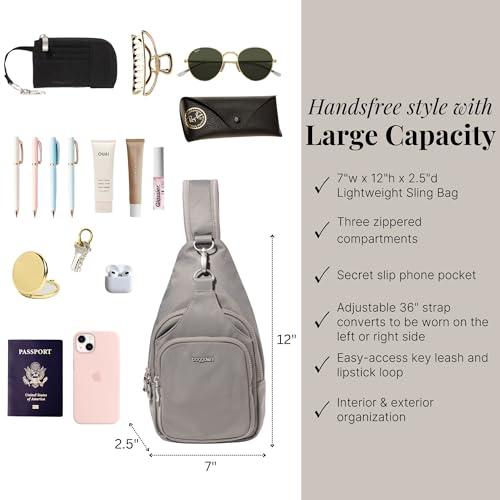 Image of Baggallini womens Central Park Sling