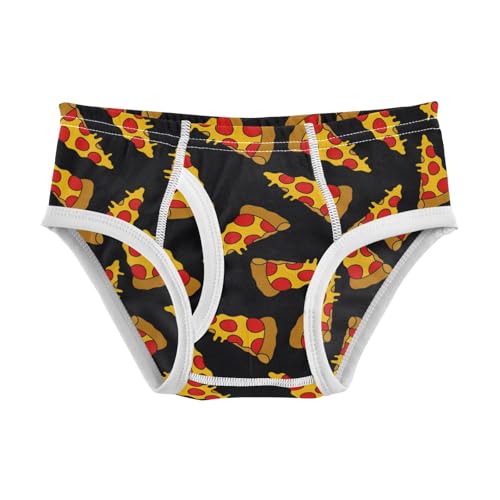 Boys' Exclusive Briefs Toddler Underwear 95% Combed Cotton Boxerbriefs 2T Pizza Pattern 2
