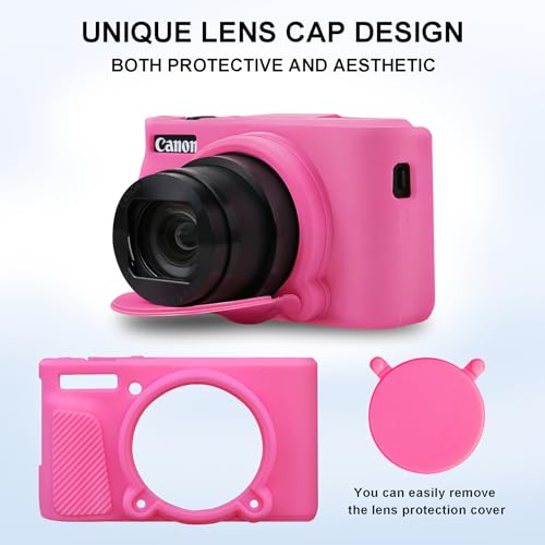 Funda para cámara Canon PowerShot SX740 HS en silicona suave miniatura 3