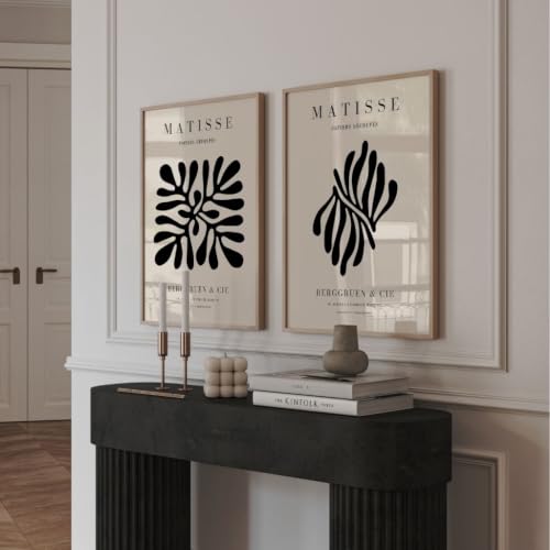 Posters Matisse Papiers Découpés pour sublimer un salon chic vert montagne