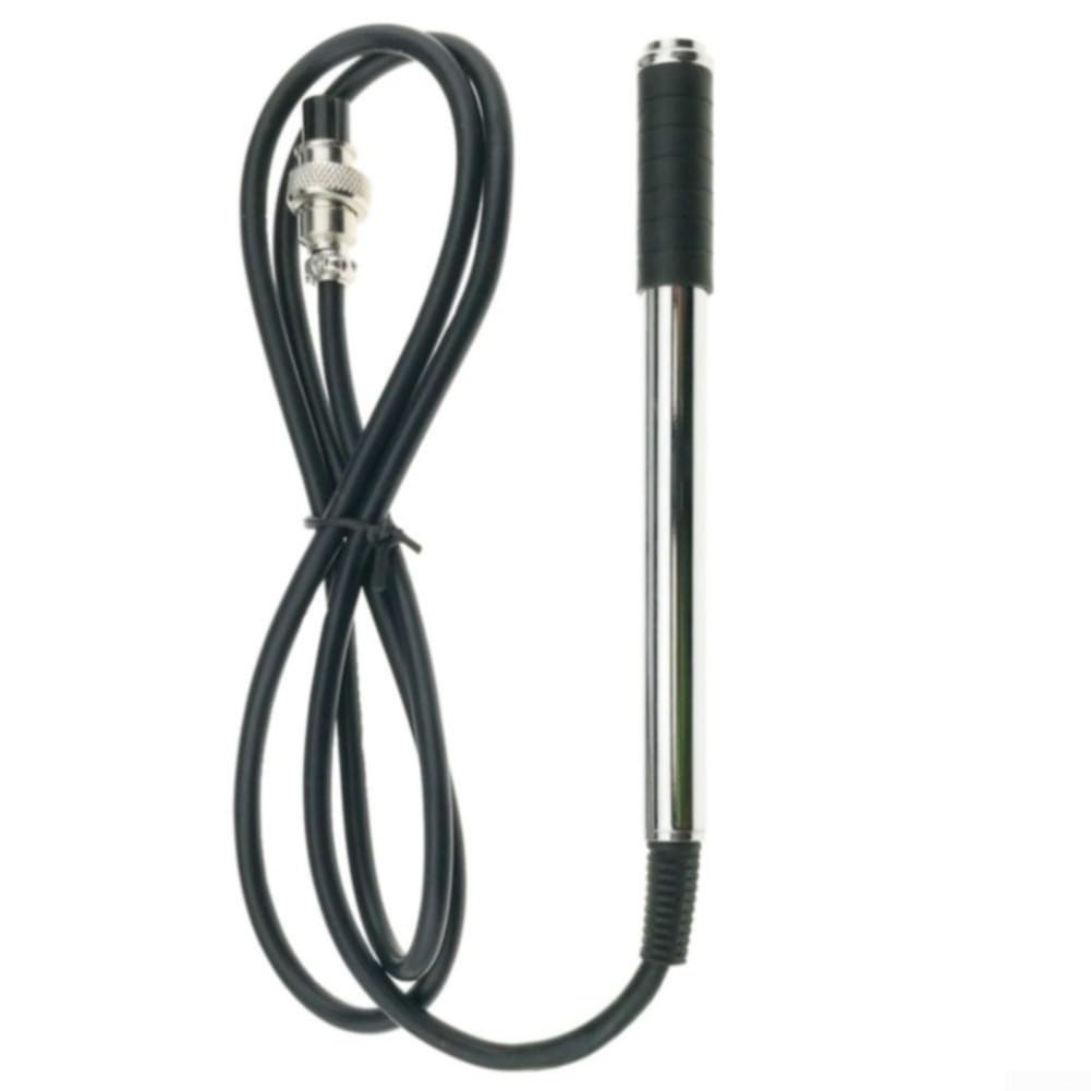 Impugnatura saldatore per stazione di saldatura T12 e FX9501 con controller stm32, manico in metallo da 72 W con cavo in silicone a 5 fili, regolazione precisa della temperatura 150-450 °C