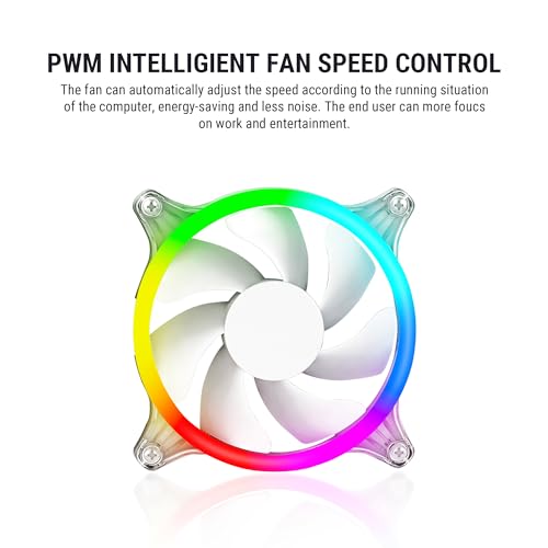 Ant Esports ICE Chroma 240 ARGB 240mm ARGB Liquid Cooler/AIO with CPU Temperature Display - White | Support Intel & AMD CPU Socket AM5, AM4, AM3,... - Image 4