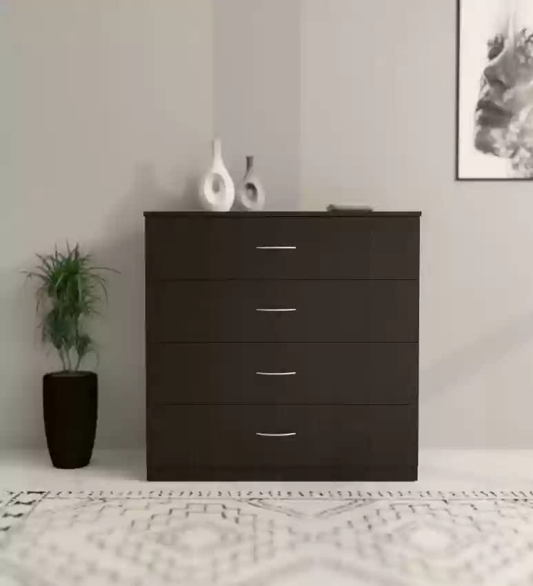 illfordd furniture Dark Wenge Finish Chest of Drawers/for Storage-image-26