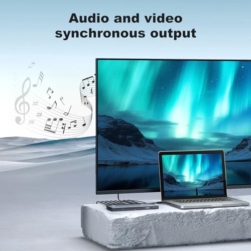 Image of MT-VIKI HDMI Splitter 4K@60Hz, HDMI Splitter 1 in 8 Out, RGB 4:4:4, HDMI2.0b, HDCP2.2, 18Gbps, Full UHD Distributor for PS4 Fire Stick HDTV