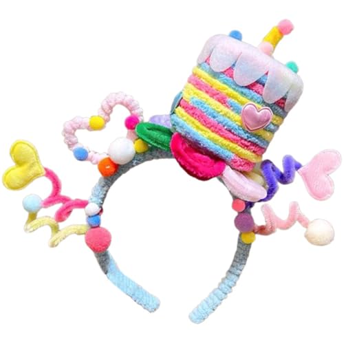 Stakee Diadema Ajustable con Forma De Corazón para Decoración De Tartas Y Cabello para Cumpleaños, Ideal para Mujeres Y Niñas.