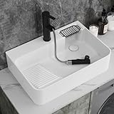 Lavabo Sobre Encimera, Baño(51.5x40.5x10.5cm/20.3x16x4.1in)