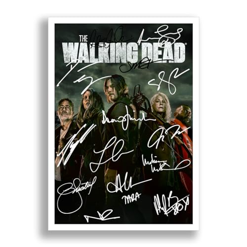 The Walking Dead Season 11 Cast Signed Autograph A4 Poster Photo Print TV Show Series Framed Memorabilia Gift (A4 POSTER ONLY)