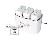 Spinido-9449 DJI Battery Dock for Phantom 2 and 3, White