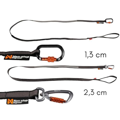 Non-stop dogwear Bungee Touring Leash 2,8m/13mm | 1537 Multitalent