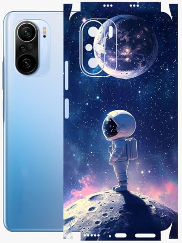 Image of AtOdds - Full Body Back Screen Guard Protector Film - Lamination Wrap Skin Sticker Compatible with XIAOMI Mi 11X PRO | Scratchproof Matte Finish (Moon)