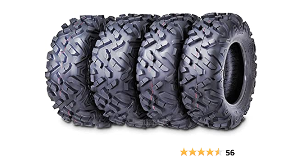 Amazon.com: Full Set ATV UTV Tires 27x9-14 27x9x14 Front ...